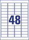 Wetterfeste-Etiketten ZWF ablösb. 45,7x21,2mm, Art.-Nr. L4778REV-20 - Paterno B2B-Shop