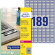 Etiketten ZWF Typenschild 25,4 x 10 mm silber, Art.-Nr. L6008-20 - Paterno B2B-Shop