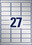 Etiketten ZWF Typenschild silber, Art.-Nr. L6011-100 - Paterno B2B-Shop