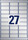 Etiketten ZWF Typenschild 63,5 x 29,6 mm silber, Art.-Nr. L6011-20 - Paterno B2B-Shop