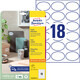 Etiketten Universal 63,5x42,3 mm oval, Art.-Nr. L6024REV-25 - Paterno B2B-Shop