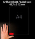 Etiketten ZWF 45,7 x 21,2 mm rot, Art.-Nr. L6038-20 - Paterno B2B-Shop