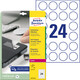 Sicherheitsetiketten ZWF rund 40mm, Art.-Nr. L6112-20 - Paterno B2B-Shop