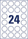 Sicherheitsetiketten ZWF rund 40mm, Art.-Nr. L6112-20 - Paterno B2B-Shop