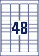 Sicherheitsetiketten ZWF 45,7 x 21,2 mm, Art.-Nr. L6113-20 - Paterno B2B-Shop