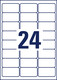 Sicherheitsetiketten ZWF 63,5 x 33,9 mm, Art.-Nr. L6146-20 - Paterno B2B-Shop