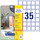 Produkt-Etikett 35x35mm blickdicht, Art.-Nr. L7120-20 - Paterno B2B-Shop