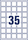 Produkt-Etikett 35x35mm blickdicht, Art.-Nr. L7120-20 - Paterno B2B-Shop