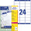 Adressetiketten ZWF 63,5 x 33,9 mm, Art.-Nr. L7159-100 - Paterno B2B-Shop