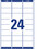 Adressetiketten ZWF 63,5 x 33,9 mm, Art.-Nr. L7159-100 - Paterno B2B-Shop