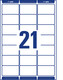 Adressetiketten 63,5 x 38,1 mm, Art.-Nr. L7160-40 - Paterno B2B-Shop