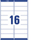 Etikett Adress 99,1x33,9mm, weiss, Art.-Nr. L7162-100 - Paterno B2B-Shop