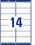 Adressetiketten 99,1 x 38,1 DIN Lang, Art.-Nr. L7163-40 - Paterno B2B-Shop