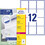 Adress-Etiketten ZWF Laser 63,5 x 7 2mm weiss, Art.-Nr. L7164-100 - Paterno B2B-Shop