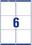 Adressetiketten ZWF 99,1 x 93,1 mm, Art.-Nr. L7166-100 - Paterno B2B-Shop