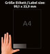 Adressetiketten ZWF Laser 99,1 x 33,9 mm transparent, Art.-Nr. L7562-25 - Paterno B2B-Shop