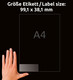 Adressetiketten ZWF 99,1x38,1mm transparent, Art.-Nr. L7563-25 - Paterno B2B-Shop
