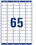 Etiketten Mini 38,1 x 21,2 mm weiss, Art.-Nr. L7651-25 - Paterno B2B-Shop