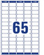 Etiketten Mini 38,1 x 21,2 mm weiss, Art.-Nr. L7651-25 - Paterno B2B-Shop