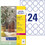 Etiketten ZWF 40 mm Crystal Clear, Art.-Nr. L7780-25ZWF - Paterno B2B-Shop