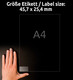 Etiketten ZWF Crystal Clear 45,7 x 25,4 mm, Art.-Nr. L7781-25 - Paterno B2B-Shop