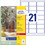 Etiketten ZWF 63,5 x 38,1 mm Crystal Clear, Art.-Nr. L7782-25 - Paterno B2B-Shop
