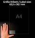 Etiketten ZWF 63,5 x 38,1 mm Crystal Clear, Art.-Nr. L7782-25 - Paterno B2B-Shop