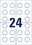 Prüfplaketten ZWF 30mm, 240Stk, Art.-Nr. L7802-10 - Paterno B2B-Shop
