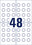 Prüfplaketten ZWF 20mm, 480Stk, Art.-Nr. L7805-10 - Paterno B2B-Shop