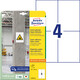 Etiketten ZWF 105x148mm, stark haftend, Art.-Nr. L7876-20 - Paterno B2B-Shop