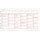 Kalendereinlage Chronoplan A5 Jahresplan, Art.-Nr. 5027J - Paterno B2B-Shop