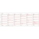 Kalendereinlage Chronoplan Jahresplan Midi, Art.-Nr. 5050J - Paterno B2B-Shop