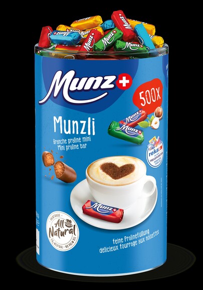 Munzli Mini-Praline mit Pralinefüllung 2,5 Kilo, Art.-Nr. 01248 - Paterno B2B-Shop