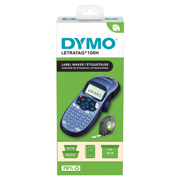 Beschriftungsgerät Dymo Letra Tag LT100H blau, Art.-Nr. SO725590 - Paterno B2B-Shop