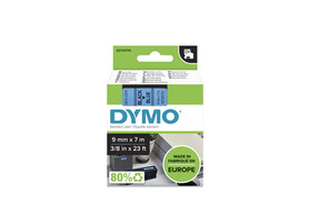 Beschriftungsband Dymo 9mmx7m schwarz blau, Art.-Nr. 00409-SWBL - Paterno B2B-Shop