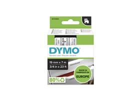 Beschriftungsband Dymo 19mmx7m, Art.-Nr. 00458 - Paterno B2B-Shop