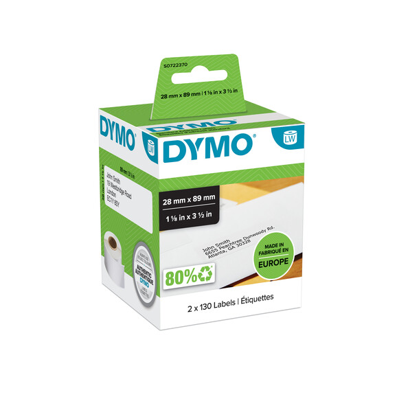 Adressetiketten Dymo 89x28 mm weiss, Art.-Nr. 99010 - Paterno B2B-Shop