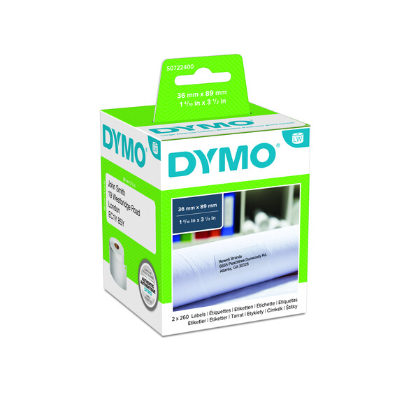 Adressetiketten Dymo 36x89 mm weiss, Art.-Nr. 099012 - Paterno B2B-Shop