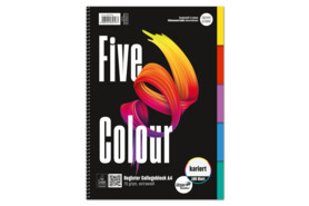 Kollegblock Five Colour A4 100 Blatt 70g/qm, Art.-Nr. 608555000 - Paterno B2B-Shop