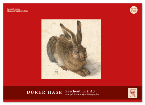 Zeichenblock Dürer Hase A3 18 Bl., Art.-Nr. 051320 - Paterno B2B-Shop