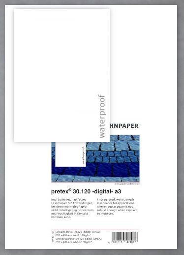 Pretex syntetisches Papier A3 120 gr. weiß, Art.-Nr. 424-151213 - Paterno B2B-Shop