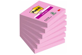 Haftnotizen 76x76mm Super Sticky pink, Art.-Nr. 654-6SS-FU - Paterno B2B-Shop