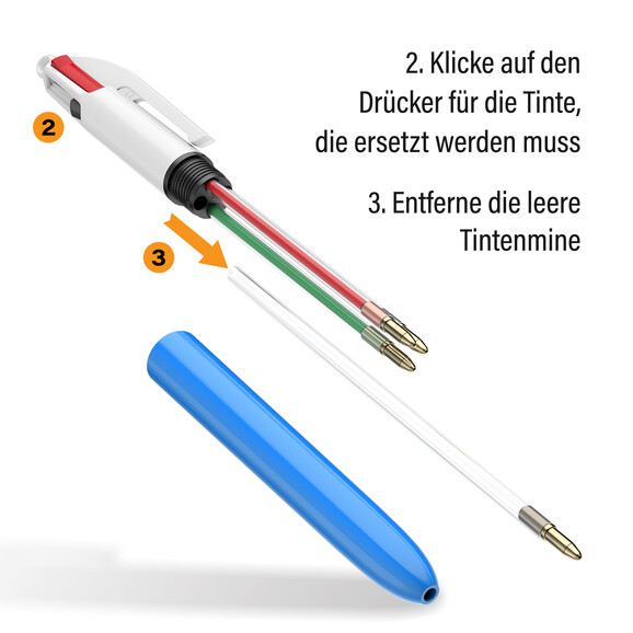 Kugelschreiber Bic 4 Farben Original, Art.-Nr. 889969 - Paterno B2B-Shop