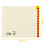Register Bene A-Z 24-teilig rot - gelb, Art.-Nr. 093403 - Paterno B2B-Shop