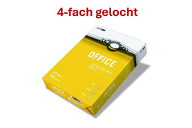 Kopierpapier Office A4 80gr. weiss 4-fach gelocht, Art.-Nr. R442N-4XGELOCHT - Paterno B2B-Shop