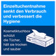 Kosmetiktücher Tork 2-lagig hochweiß, Art.-Nr. 140280 - Paterno B2B-Shop