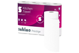 Küchenrollen Satino Prestige 3-lagig - hochweiß, Art.-Nr. 4120305 - Paterno B2B-Shop