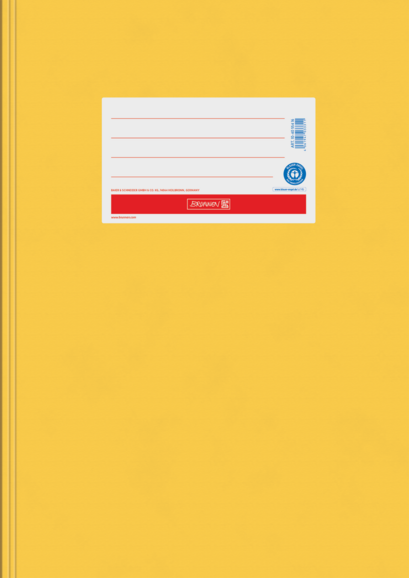Papierheftschoner A4 extrastark goldgelb, Art.-Nr. 1040554-GOGE - Paterno B2B-Shop