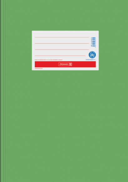 Papierheftschoner A4 extrastark hellgrün, Art.-Nr. 1040554-HGN - Paterno B2B-Shop