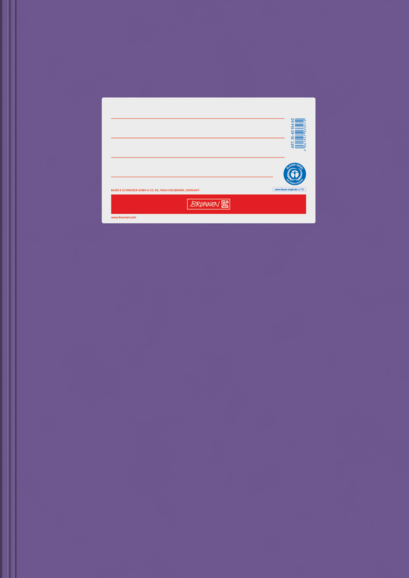 Papierheftschoner A4 extrastark violett, Art.-Nr. 1040554-VI - Paterno B2B-Shop